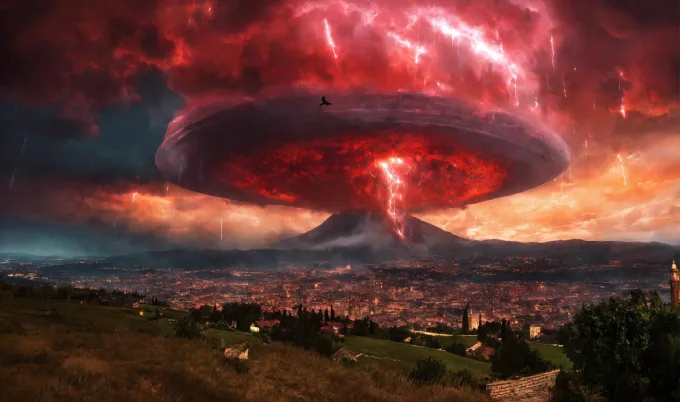 Beyond the ordinary: Intriguing UFO Encounter and puzzling blood rain in Nice