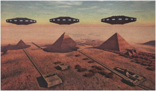 Flying saucers in Egypt