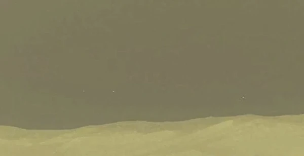 UFO takes off from Mars