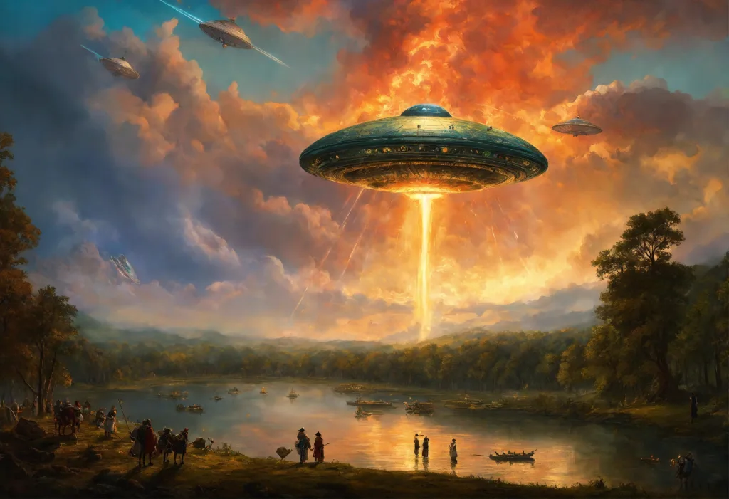 In 1665, an eyewitnesses saw a UFO battle. They fell ill afterward.