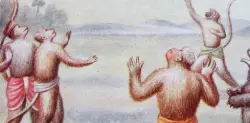 The civilization of humanoid monkeys 