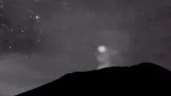 Активность НЛО в Мексике у вулканов