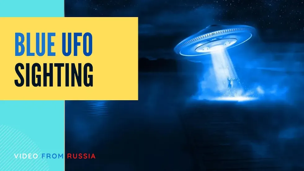 Blue UFO sighting: A report of a close encounter.
