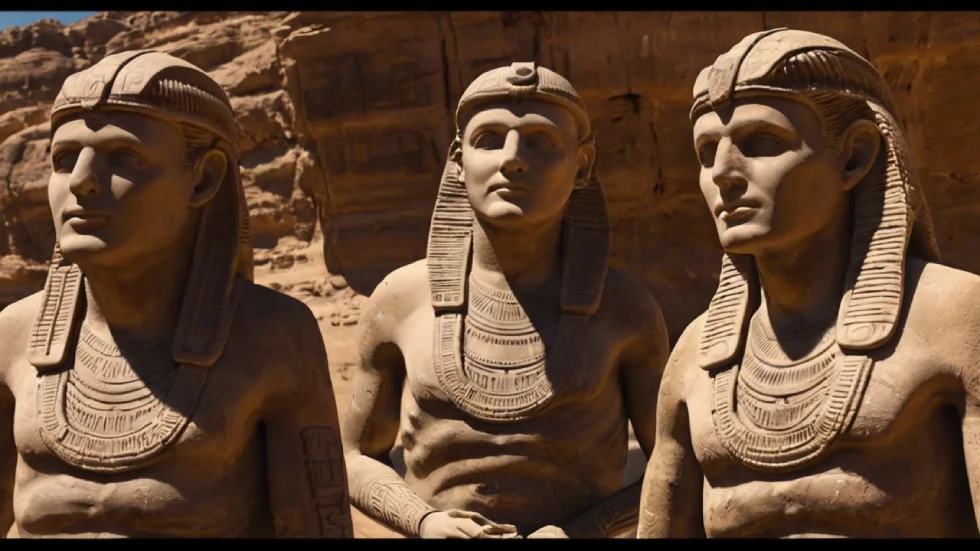 Ancient statues of aliens found in Jordan, a feature that contradicts the official history