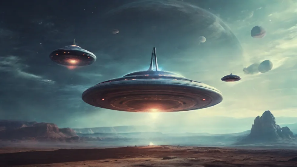 Flying saucers are real and interplanetary
