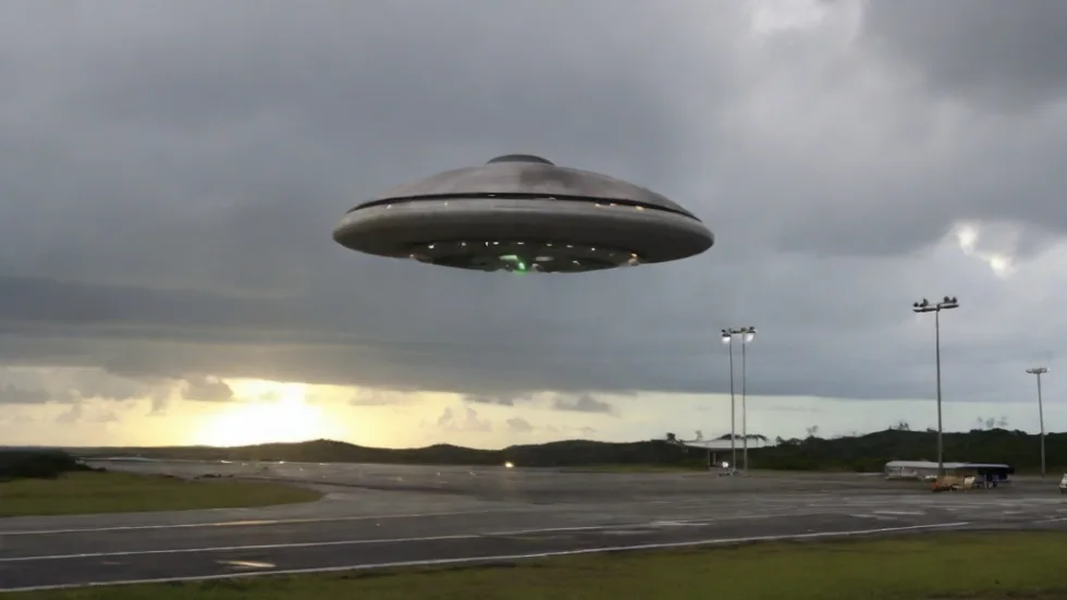 UFOs were filmed by American services over the airport in Puerto Rico in 2013