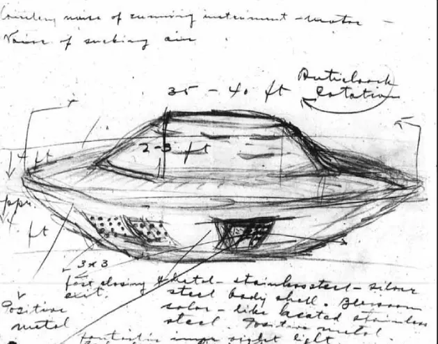 UFO. Michalak's drawing
