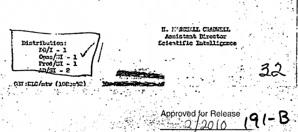 CIA report - unidentified flying object over Utah on July 1952