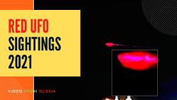 Red light UFO sightings on video