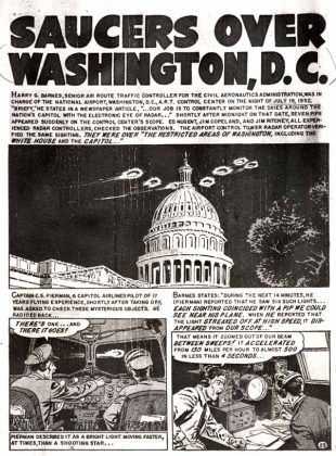 Saucer over Washington, D.C.