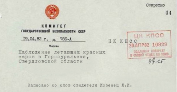 KGB documents
