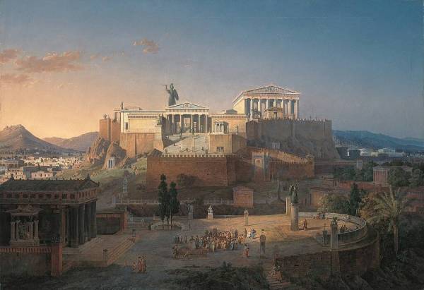 "The Acropolis of Athens". By Leo von Klenze.