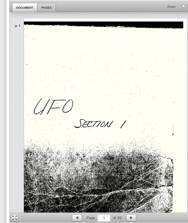 FBI has released documents about UFO