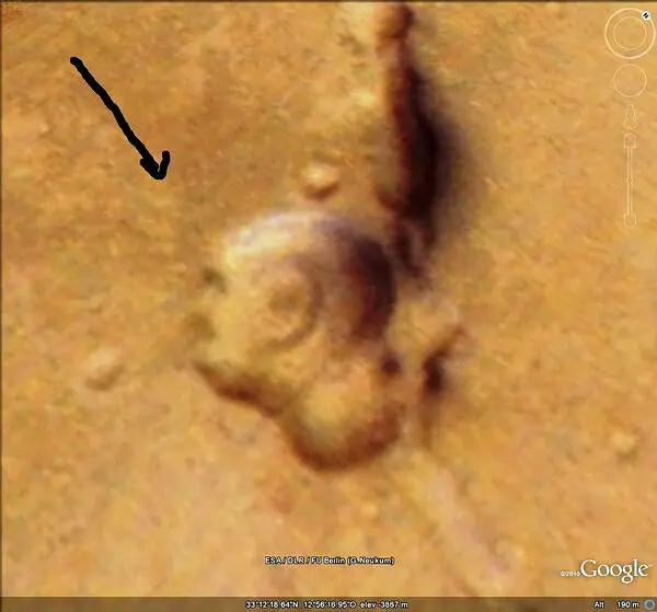 A new face on Mars