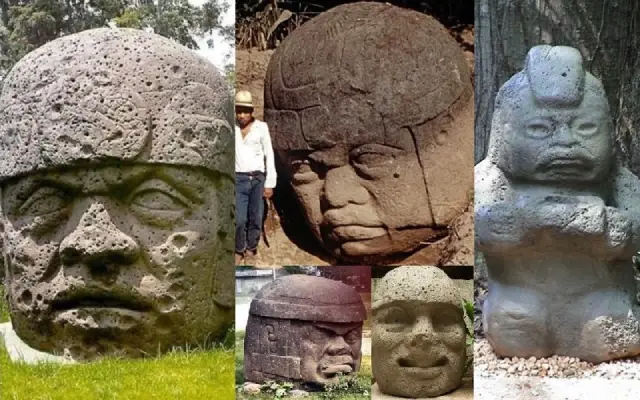 The Olmecs heads