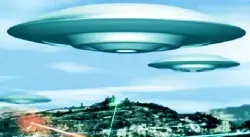 UFO that interrupted a soccer match