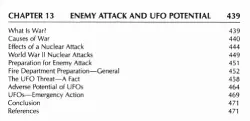 Instructions for interacting with UFOs