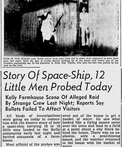 Alien attack on August 21, 1955, in Kelly–Hopkinsville
