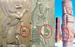 The mysterious Anunnaki bag on the objects of other ancient civilizations! Where did this symbol come from?