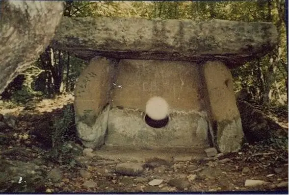 UFO near dolmen
