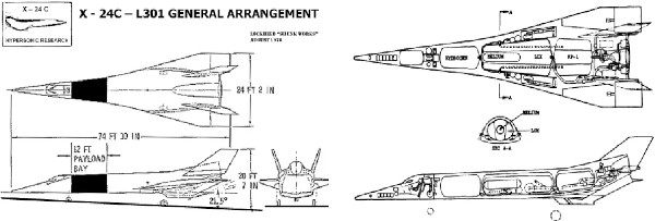 Drawings of the L-301 project.